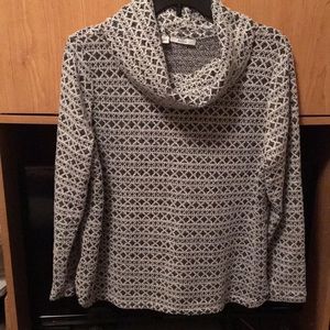 Ladies cowl neck sweater